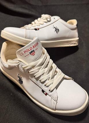 Кеди u.s. polo assn. | білі | оригінал | повсякденні