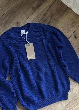 Свитер на мальчика 6, 7 лет 116, 122 см. green cotton