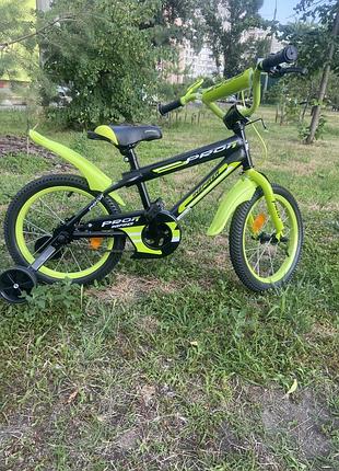 Дитячий велосипед prof1 inspirer y16321 діаметр колес 16