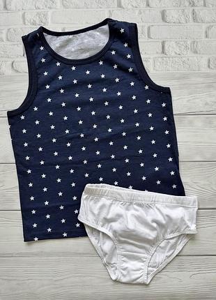 💰180грн💰122-128см 🛍у наявності🛍1шт комплект білизни primark майка та труси