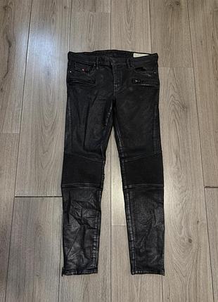 Жіночі байкерські джинси diesel skinzee w31 l32 stretch