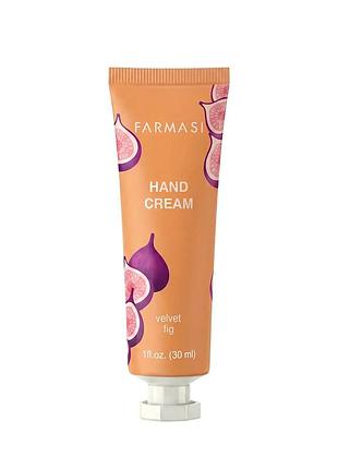 Крем для рук farmasi velvet fig, 30 мл