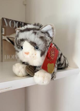 Мягкая игрушка серый кот keel toys