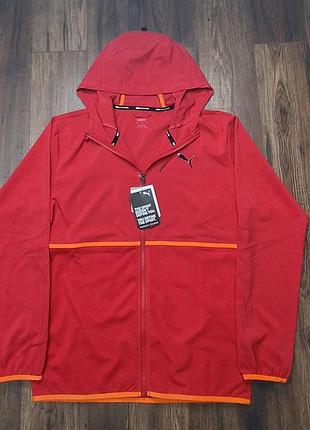 Оригинальная спортивная куртка ветровка puma train vent woven hooded jacket