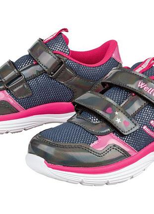 Кроссовки на липучках для девочки well walk memory walk 381706 24 розовый