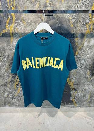 Брендовая мужская футболка balenciaga оверсайз