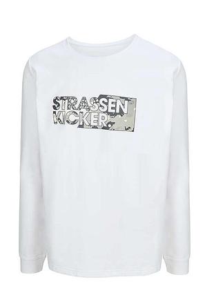 Світшот з двунитки для чоловіка strassenkicker lidl bdo91626 m білий