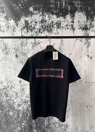 Брендовая мужская футболка balenciaga tape type scotch