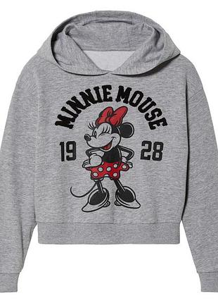Худі з двунитки для дівчинки disney minnie mouse 450182 146-152 см (10-12 years) сірий