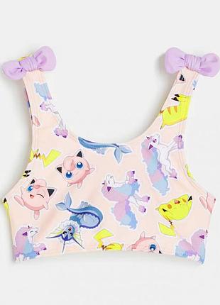 Верхняя часть купальника на подкладке для девочки h&m 1135752-001 110-116 см (4-6 years) розовый