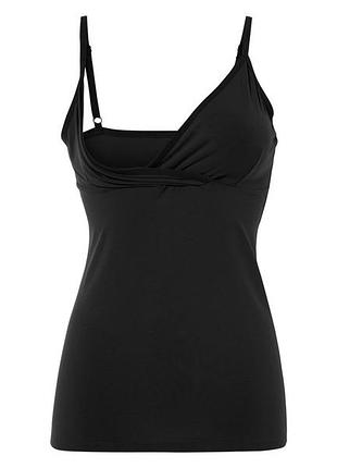 Майка для кормящих мам с вшитым топом для женщины esmara lycra® 458469 xl черный