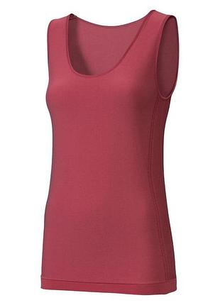 Спортивна майка безшовна для жінки crivit lycra® 358444 s малиновий