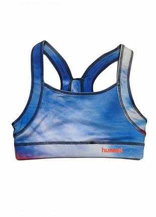 Спортивный топ борцовка для женщины hummel beecool 09375 xs синий