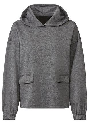 Худи из плотного трикотажа для женщины esmara heavy-jersey 447160 m графитовый