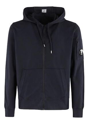 Толстовка c.p. company light fleece full zip hooded 18cmss057a-002246g-888 xxl