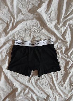 Класичні чоловічі труси боксери calvin klein  чорні, розмір l