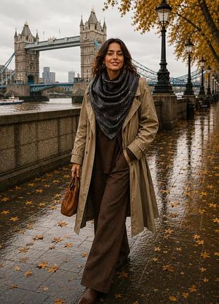 Винтажный шелковый платок 1980-1990 гг. burberry burberrys