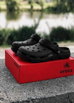 Crocs classic чорні | унісекс сабо | легкі літні крокси | розміри 36–45 мужские/женские чорные крокс