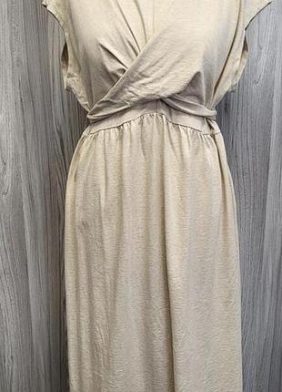 Uk14 petite, marks and spencer, платье с перекрестием, джерси
