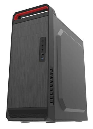 Корпус для комп'ютера miditower gamemax mt523r-np-u3 без бж чорний із червоним