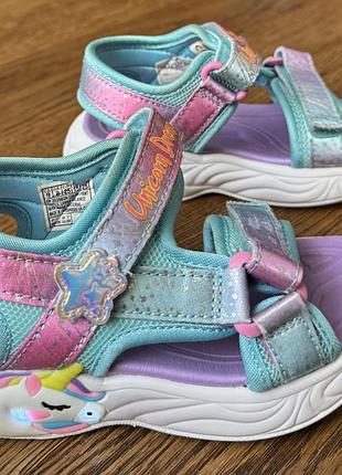 Skechers босоніжки, сандалії з підсвіткою р.25 (16,5 см)