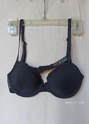 Базовий чорний бюстгальтер matalan з мереживом, розмір 70b (32b)