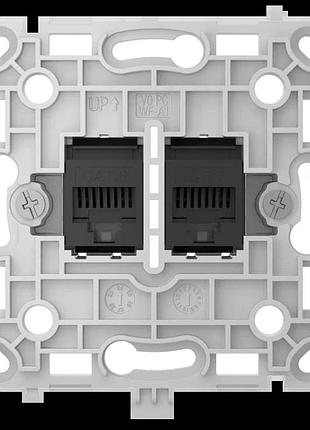 Механизм интернет розетки ajax outletcore (lan) black
