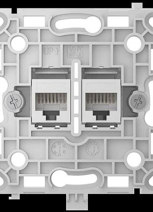 Механизм интернет розетки ajax outletcore (lan) white