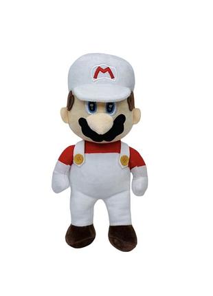 Мягкая игрушка марио "super mario" 31 см. белый