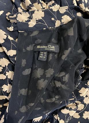 Massimo dutti шовкова максі сукня в квіти
