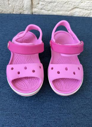 Босоніжки/сандалі crocs c7 (розмір 22-23), на ніжку 13см, устілка 14см