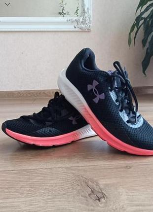 Кросівки жіночі under armour чорні з рожевим
