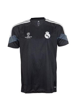 Мужская футбольная джерси adidas real madrid climacool черная s