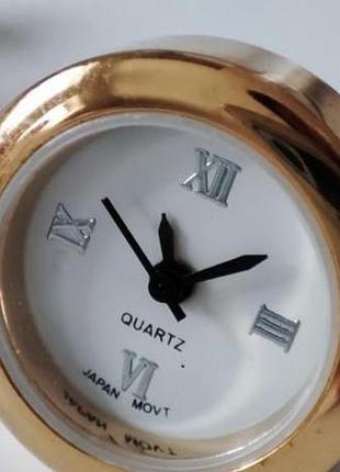 Quartz запонки времена часы белый циферблат на руку золотые золото аксессуар для мужчин подарок мужчине запанки часов на рубашку