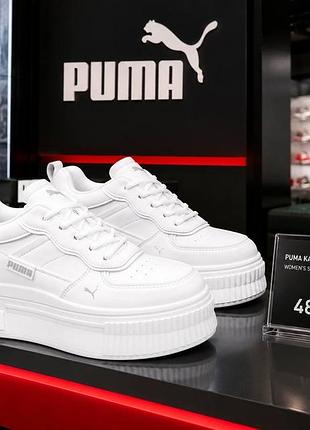 Puma жіночі білі кросівки на платформі стильні повсякденні спортивні 35-41