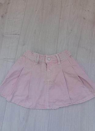 Джинсовая юбочка от zara на 4роки