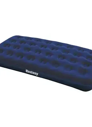 Надувной велюровый одноместный матрас bestway pavillo 67001 (22*99*188 см)