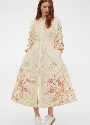 Сукня-кафтан h&m premium з льоном і віскозою, нова, l
