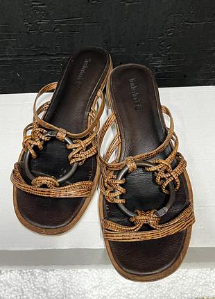 Шкіряні босоніжки timberland