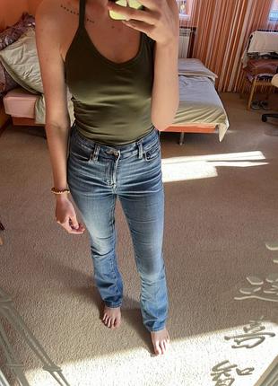 Джинси кльош american eagle high-rise skinny kick