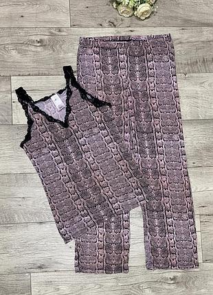 Летняя пижама майка+штаны h&m, р.m