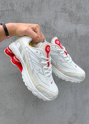 Supreme x nike shox ride 2 sp white/beige