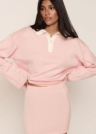 🌸 стильна спідниця prettylittlething в рубчик 😍😍