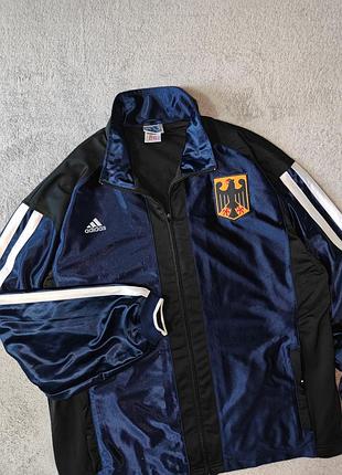 Вінтажна олімпійка adidas germany team vintage 00's nylon football track jacket
оригінал