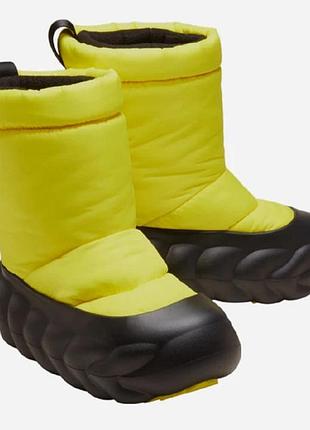 Зимові чоботи crocs overpuff boot. оригінал. нові. м7/w9, м8/w10