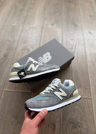 Стильні кросівки new balance 574 gray