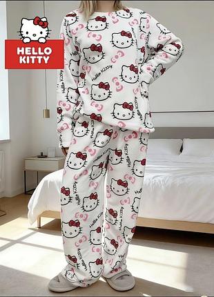 Піжама hello kitty мижама плюшева hello kitty