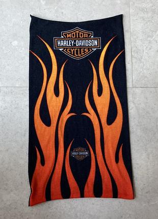Бафф harley davidson flames art buff