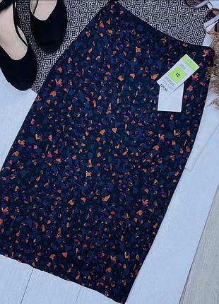 Нова літня спідниця marks&spencer m міді спідниця по фігурі тонка спідниця в принт