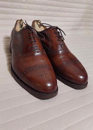 Кожанные оксфорды jones bootmaker размер 44.
